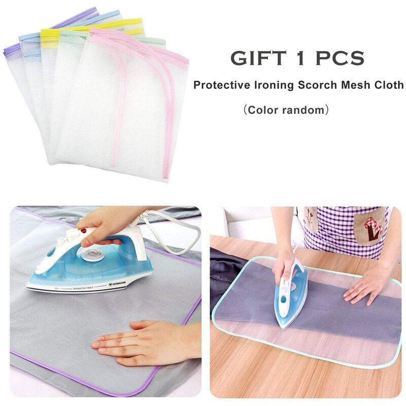 Estera de planchado, manta de planchado portátil gruesa de algodón, cubierta de almohadilla absorbente de agua para mesa de lavado almohadilla de descanso de hierro de silicona