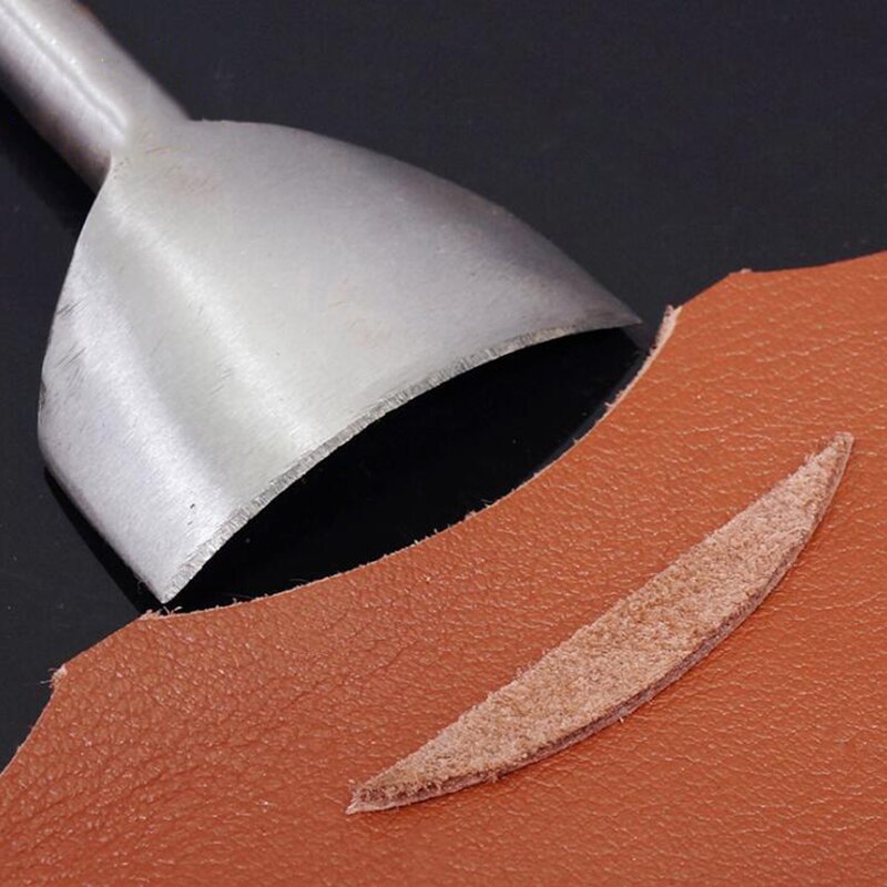 Juego de Herramientas semicirculares para cortar cuero, herramientas de artesanía para cinturones, perforadora de extremo de cuero, 6 uds./9 Uds.