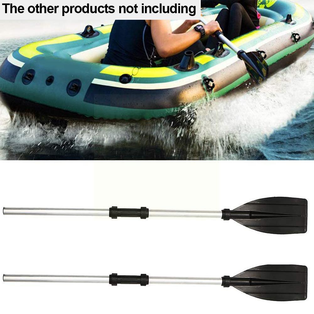 120-130cm 2 Pcs Boat Rafting Paddle Aluminum Alloy Fitting Canoe Afloat Oars Accessories Kayak Float Oar Boating Detach L3c9