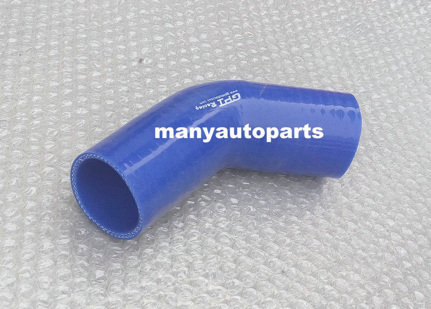 Silicone Joiner Elleboog Radiator Slang 45 Graden Bocht 64mm 2.5 "Silicon Pijp Zwart