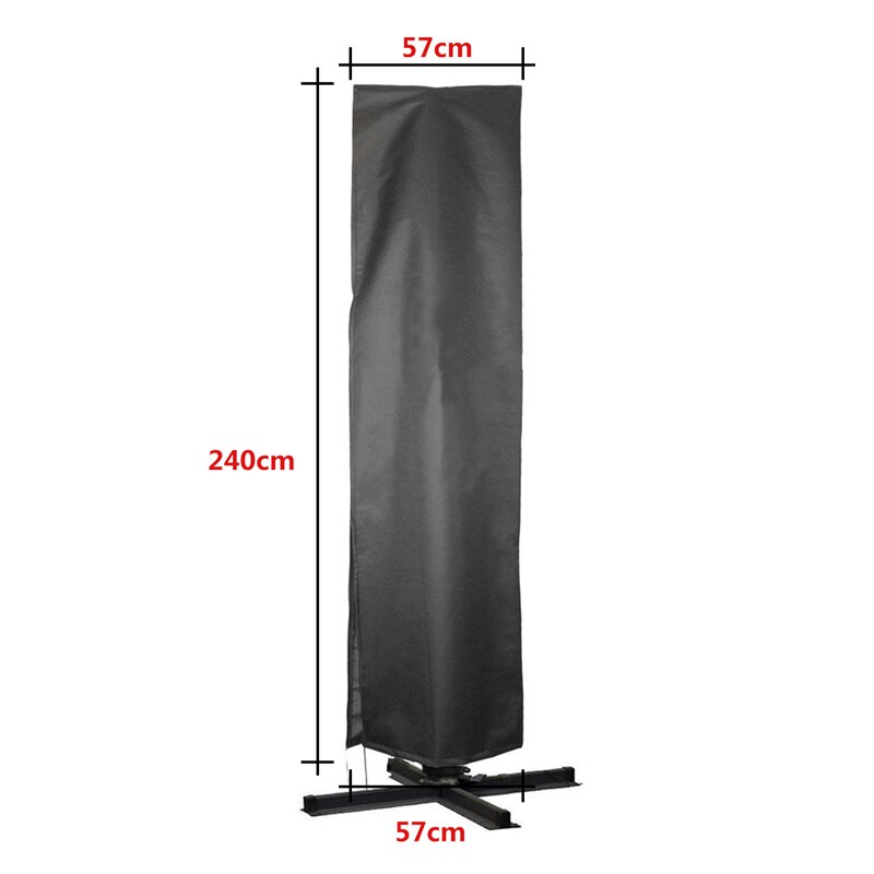 Waterdichte Patio Paraplu Met Rits Outdoor Paraplu Winddicht Beschermende Cover Tuin Cantilever Parasol Paraplu Case: C