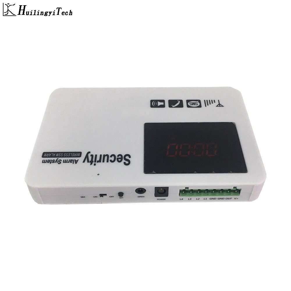 Gsm Sms Security Alarm System Screen Touch Wireless Home Alarm System with Motion Detecter DIY Kit