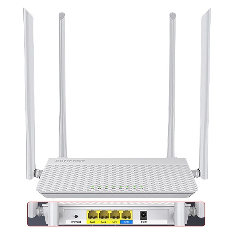 N3 V3 Wireless Router, 1200M Home Through-Wall WiFi High-Speed Smart Dual-Band 5.8 + 2.4G WIFI Router