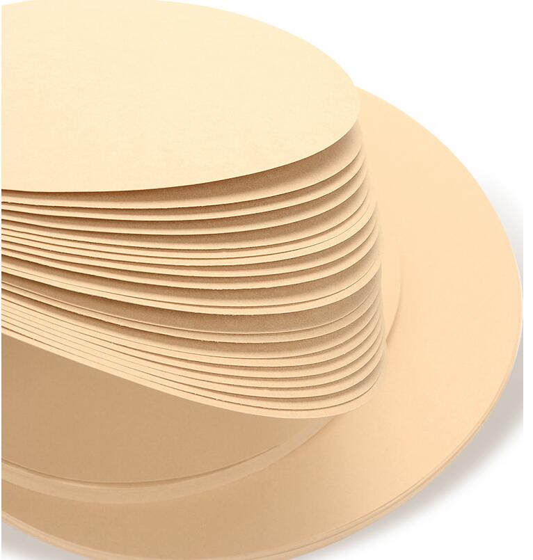 25-50 stk dobbeltsidet pap tykt pap karton rundt kraftpapir skitsepapir kunst tykt karton papir malepapir