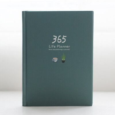 365 dage personlig dagbog planner indbundet notesbog dagbog kontor ugentlig tidsplan sød koreansk papirvarer libretas y cuadernos