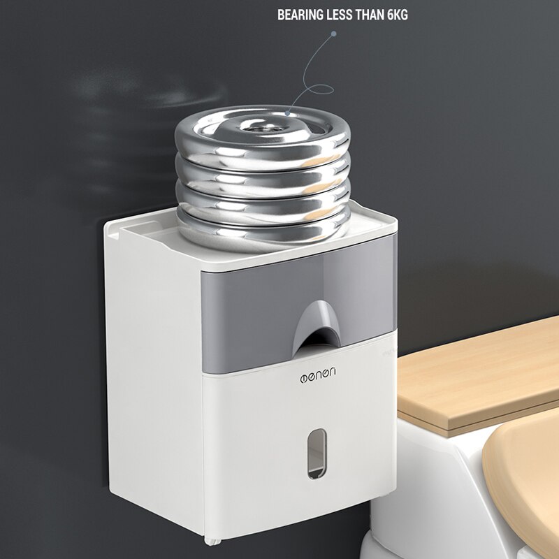 Toilet Paper Shelf Holders Waterproof Tissue Box Wall Mounted Storage Box Portable for Bathroom Accessories salle de bain