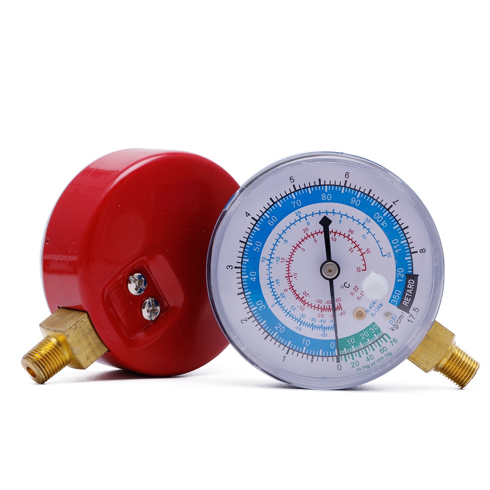 Air Conditioner R404A R134A R22 Refrigerant High&amp;Low Pressure Gauge PSI KPA