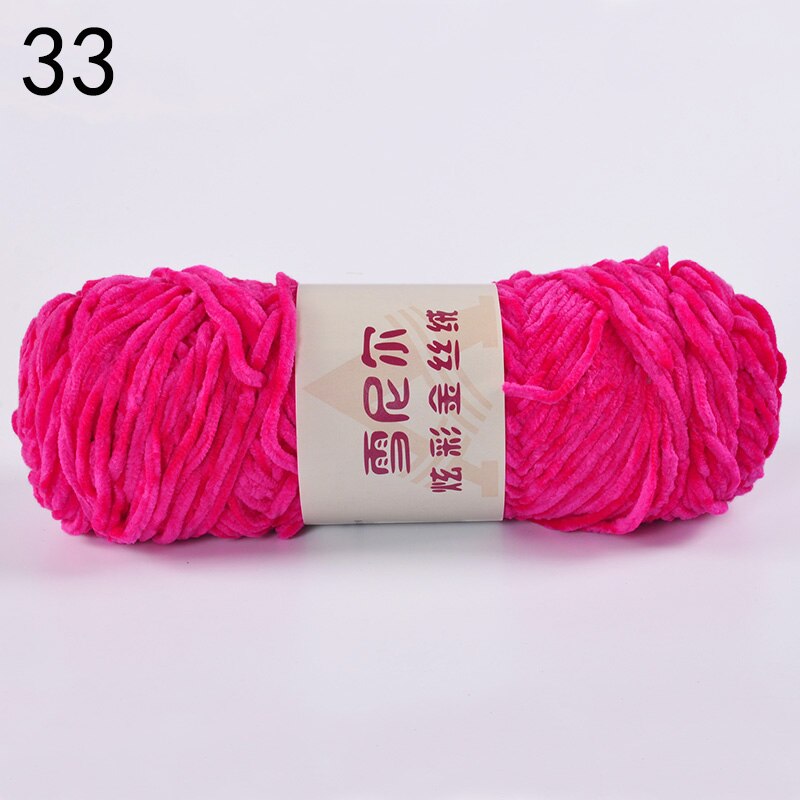 100g Chenille Yarn for Hand Knitting Toys Crochet Plush Threads Woolen Yarn Sewing Ball of Wool Knit DIY