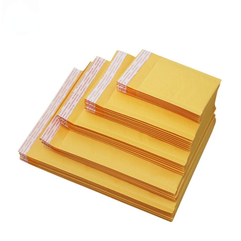 20 stks/partij Kraftpapier Bubble Enveloppen Zakken Verschillende Specificaties Mailers Gewatteerde Envelop Met Bubble Mailing Tas