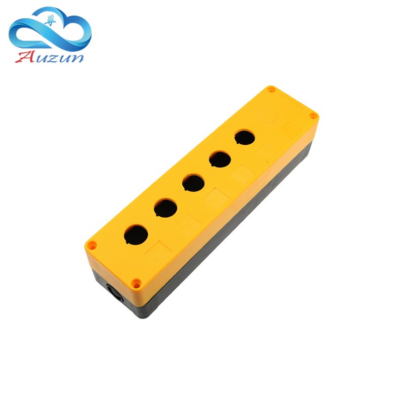 BX5 button box five-hole button switch control box 22mm light box emergency switch button box.
