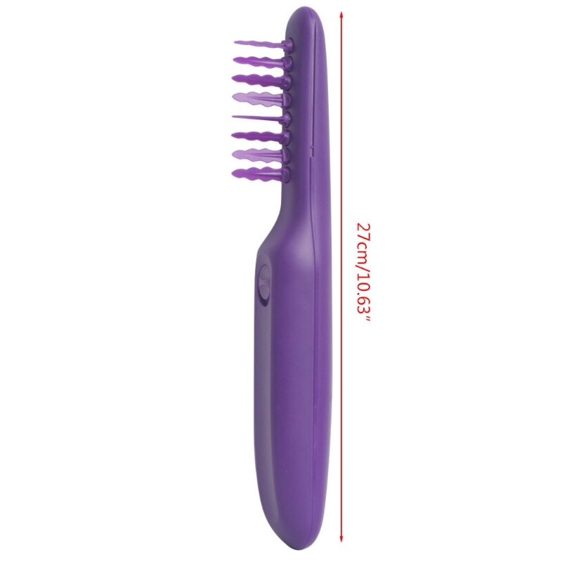 Electric Detangling Brush Hair Curly Detangle Brush Scalp Massage Comb Loosen Knots For Wet and Dry Hair Adults Kids