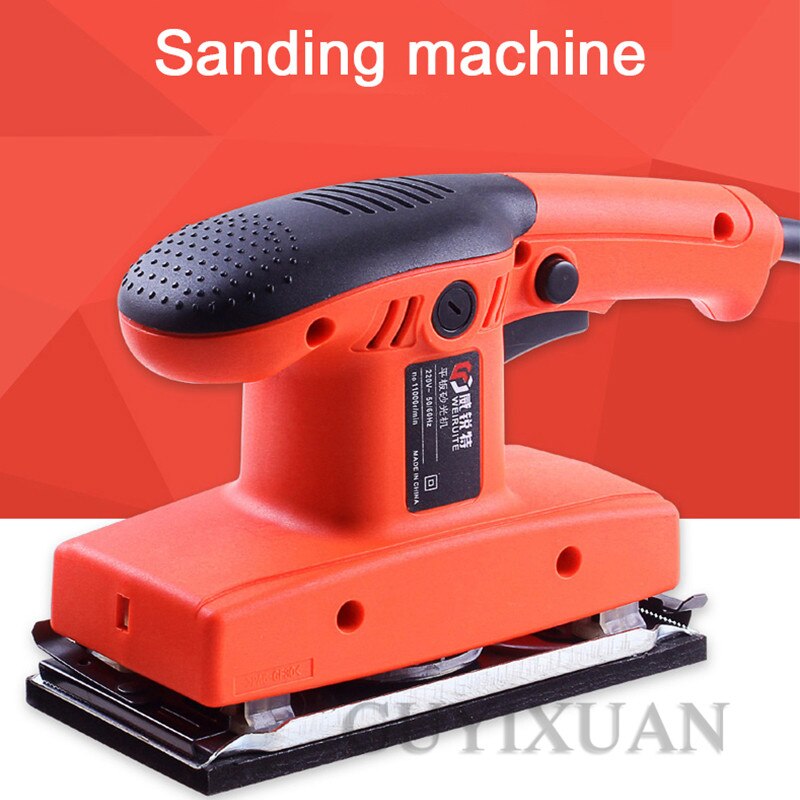 Industrial Electric Sander Small flat sanding paper machine Putty wall polishing machine Multifunctional woodworking tools
