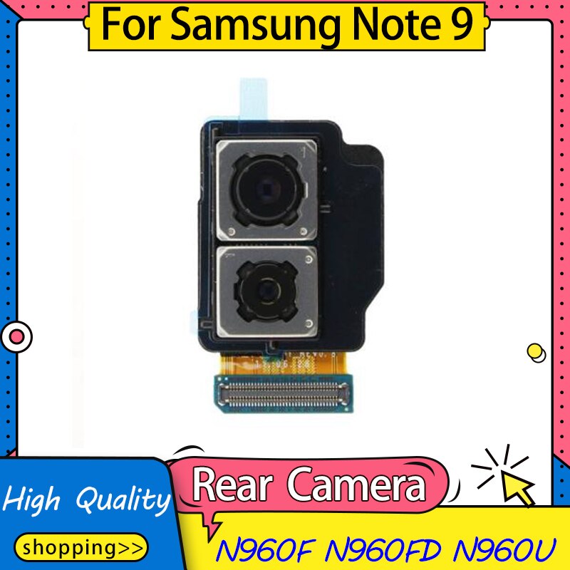 , Vervanging Rear Camera Voor Samsung Galaxy Note 9 N960F N960FD N960U Back Rear Camera Module Flex Kabel