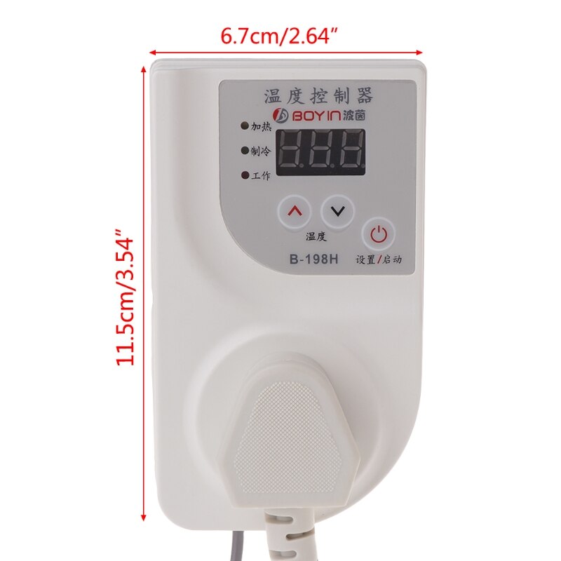 LCD Digital Thermostat Fish Tank Reptile Incubator... – Vicedeal