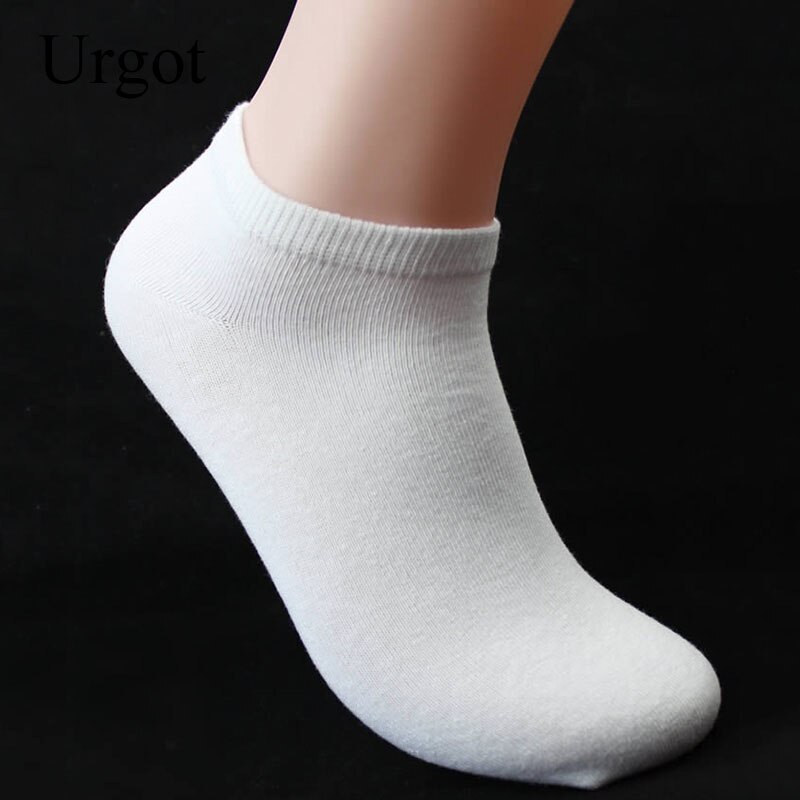 Urgot 10 Pcs=5 Pairs Men&#39;s Cotton Socks Large Big Plus Size 45,46,49,50 Business Ankle Socks Classic Sox Meias Calcetines Hombre