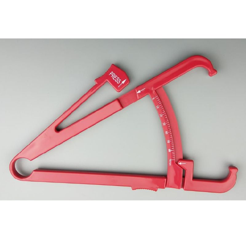 Multi-farge fett caliper hud plissering tykkelse måler kroppsfett måleinstrument talg tang måleklips kroppsfett meter