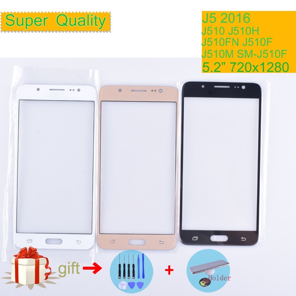 For Samsung Galaxy J5 J510 J510FN J510F J510G J510Y J510M SM-J500F Touch Screen Front Glass Panel TouchScreen LCD Outer