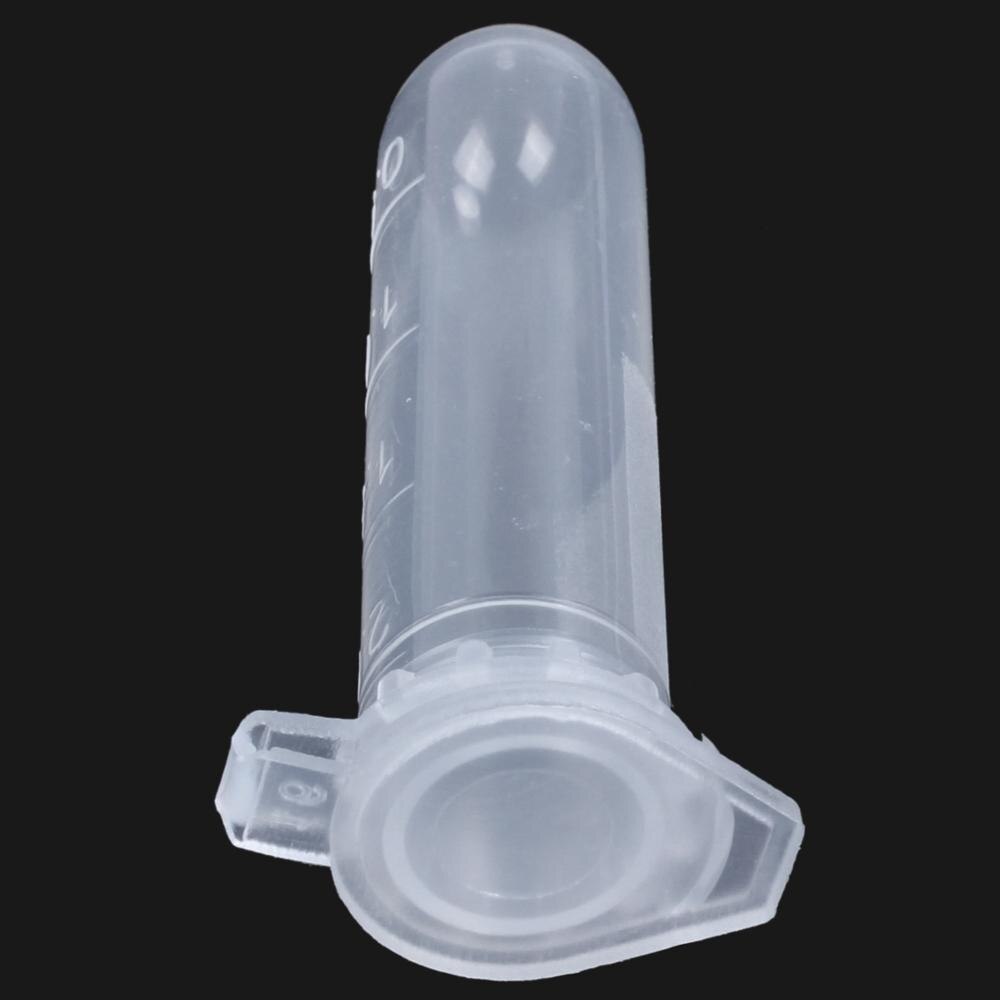 500 Pcs 2ml Plastic Centrifuge Tubes For School Or Factory Lab Supplies