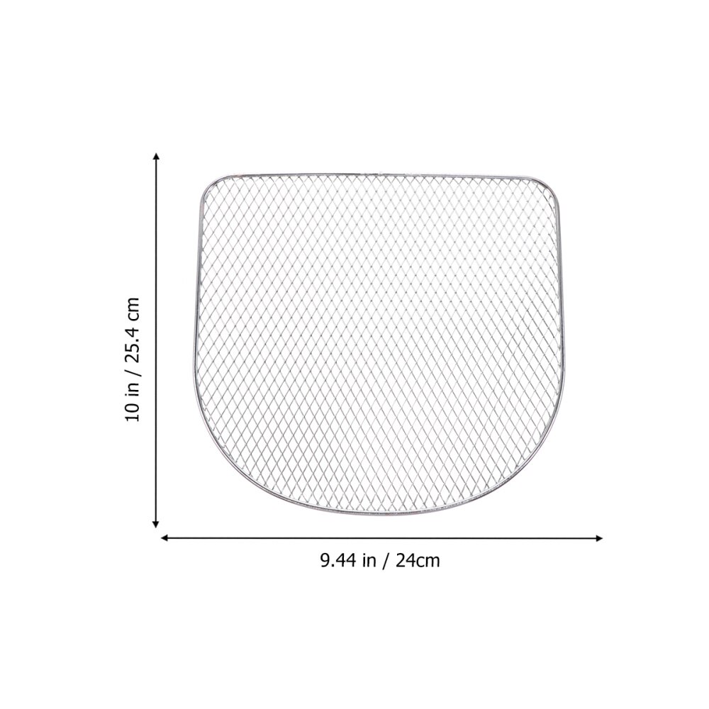 1pc Stylish Oven Net Tray Household Air Fryer Oven Mesh Fry Basket for Kitchen