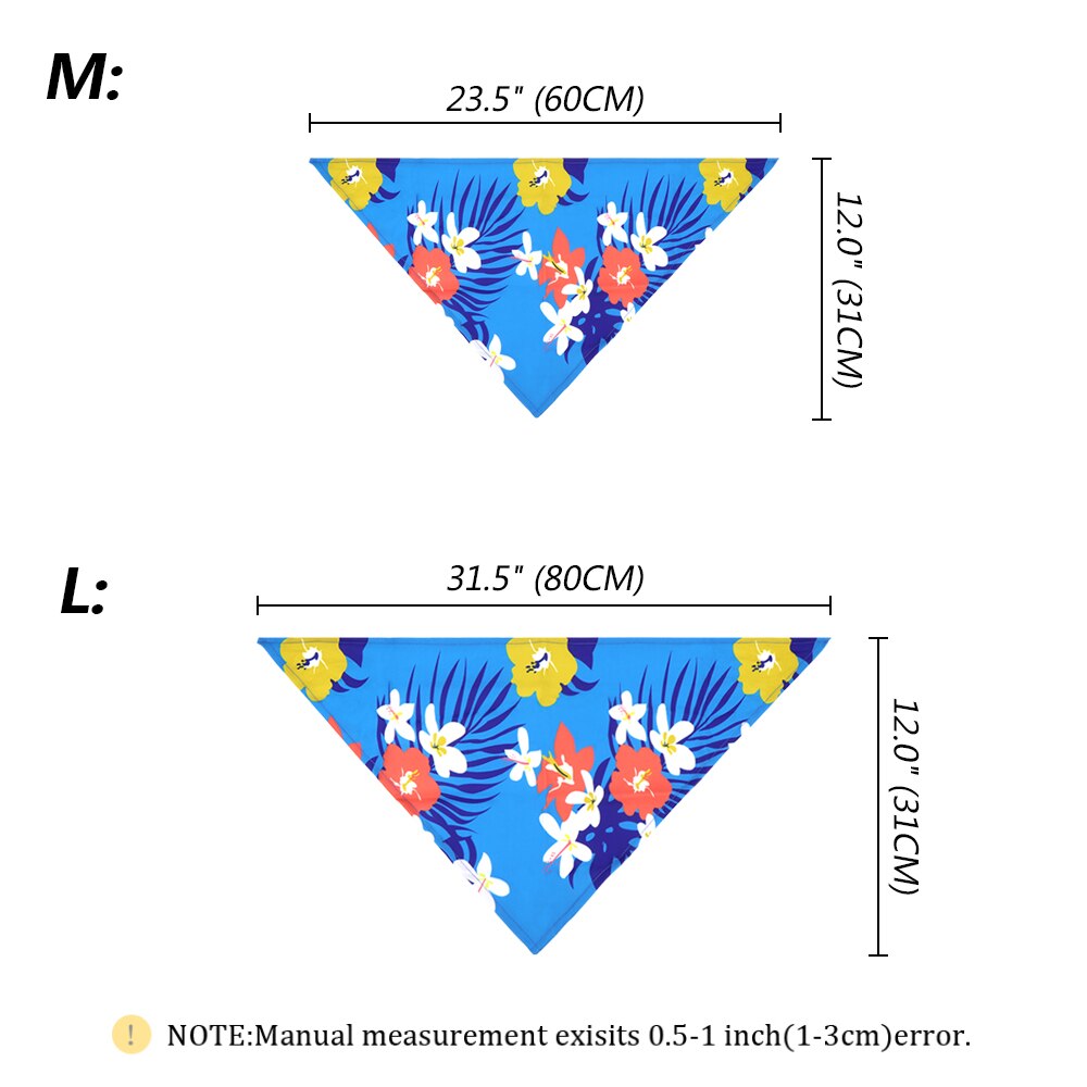 Foulard Bandana imprimé mignon pour chien, en coton doux, collier pour chat, Bandanas lavables pour petits et moyens chiens chats accessoires pour chiens