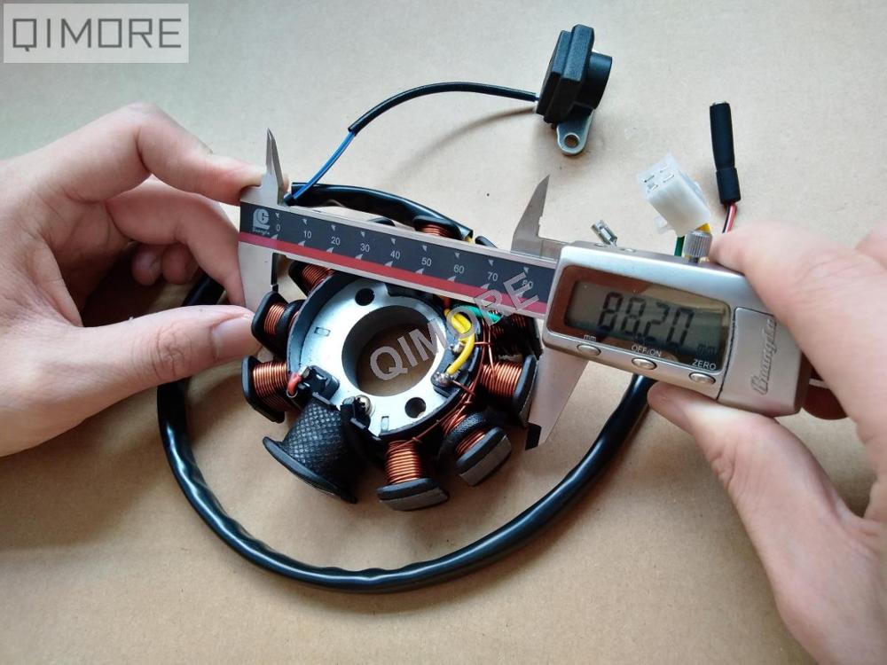 3 phrase DC fired 11-coil 6-wire magneto stator for Scooter Moped ATV Go Kart GY6 125 GY6 150 cc 152QMI 1P52QMI 157QMJ 1P57QMJ
