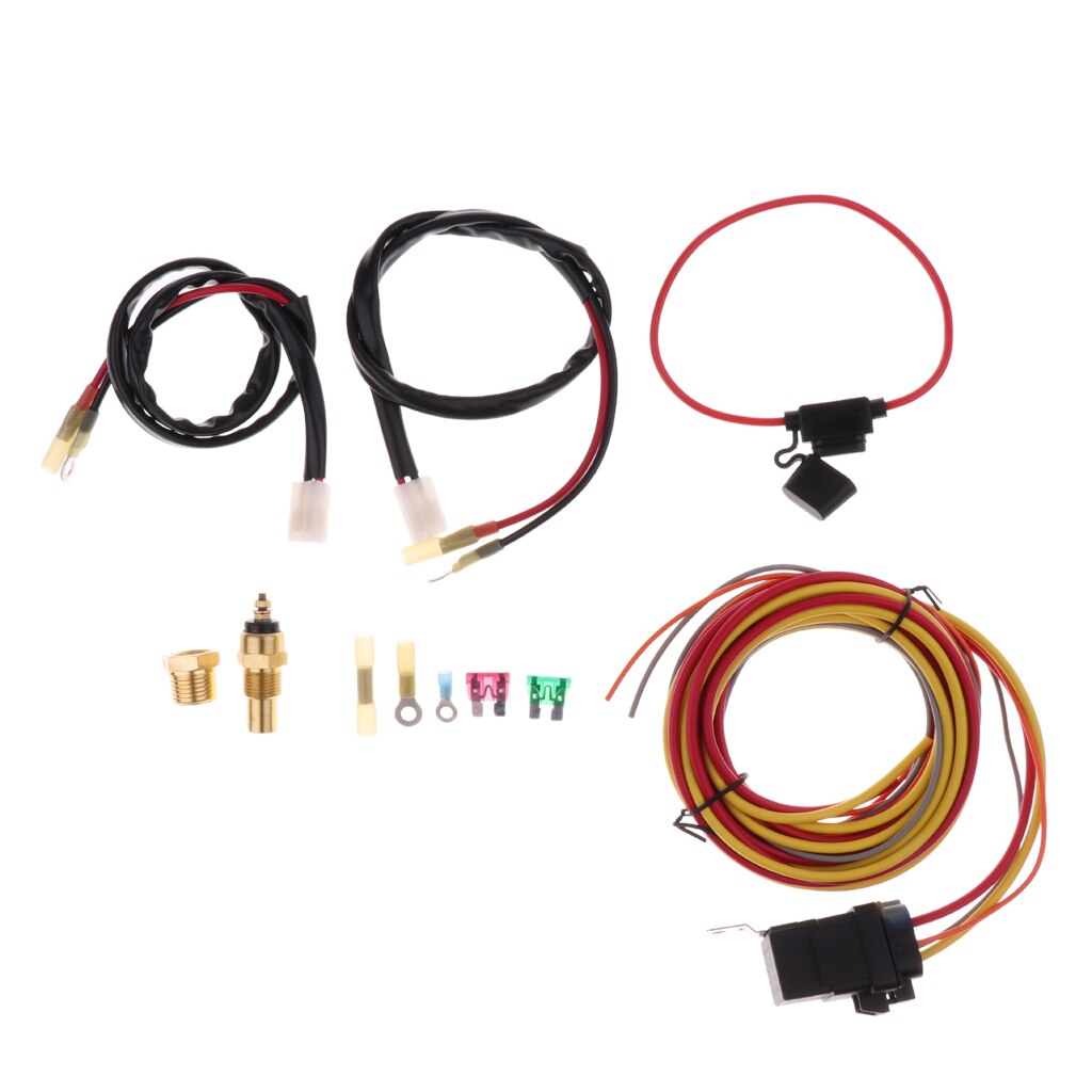 Brand Durable Electric Cooling Fan Wiring Install Kit 50AMP Relay