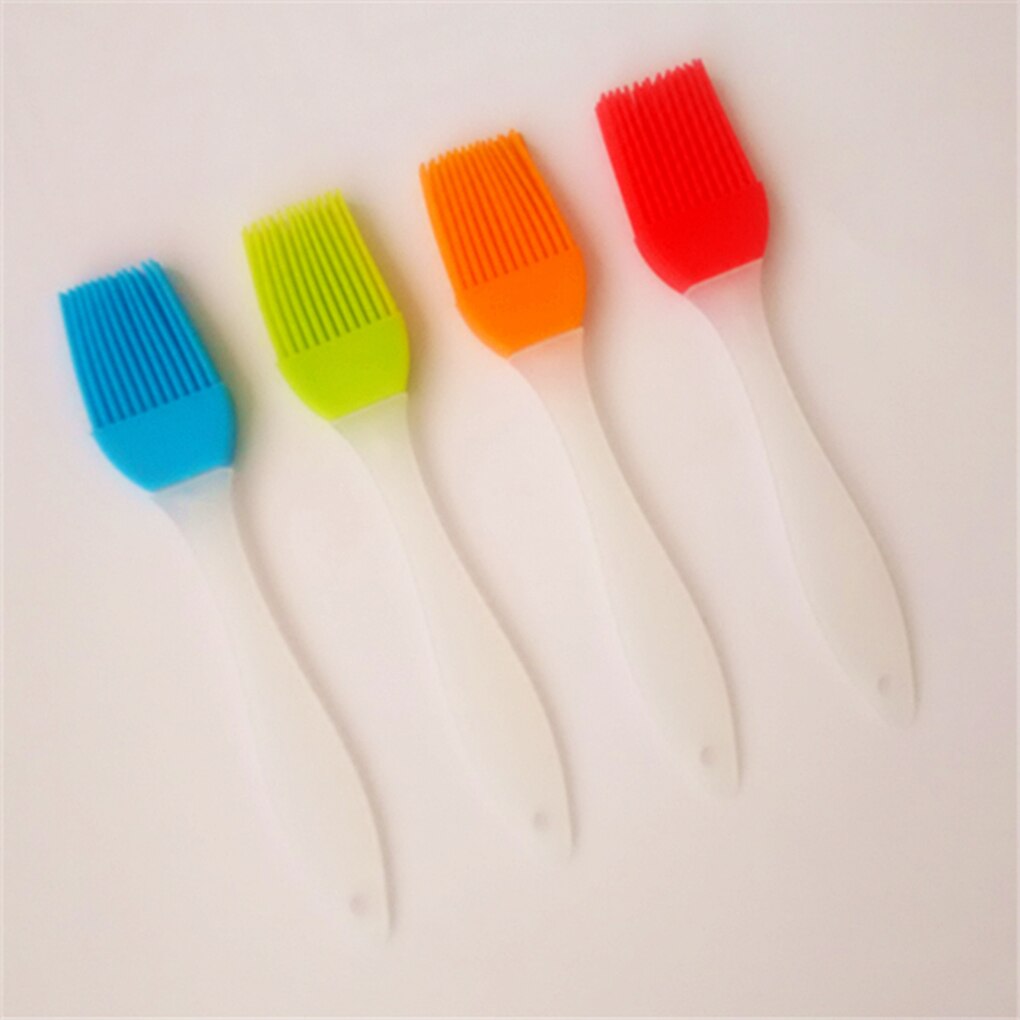 Silicone Baking Bakeware Bread Cook Brushes Pastry Oil BBQ Basting Brush Tool Color Random