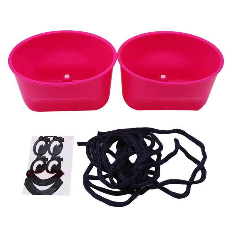 1 par de zapatos zancos para saltar con cara sonriente de entrenamiento de equilibrio de plástico al aire libre para niños juguete andador Juguetes Divertidos de deporte