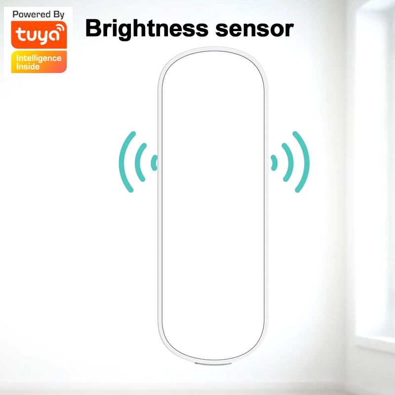 Tuya Zigbee Smart Light Sensor Wireless Brightness Sensor Intelligent Lighting Detection Brightness Sensor For Smart Life App