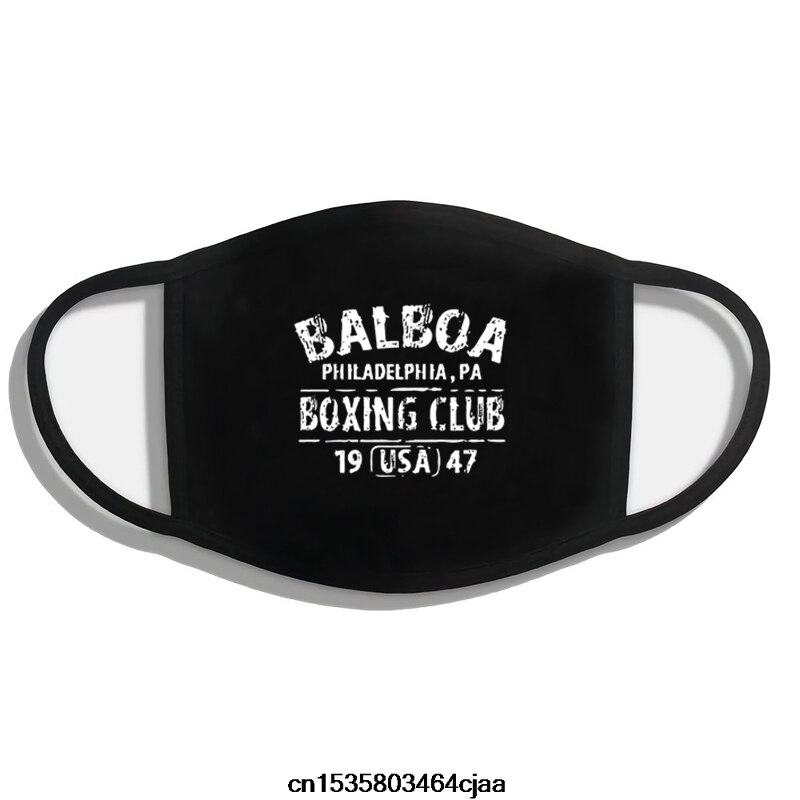Rocky Balboa – foulard PA pour hommes, en coton, à manches courtes, été: Black-1