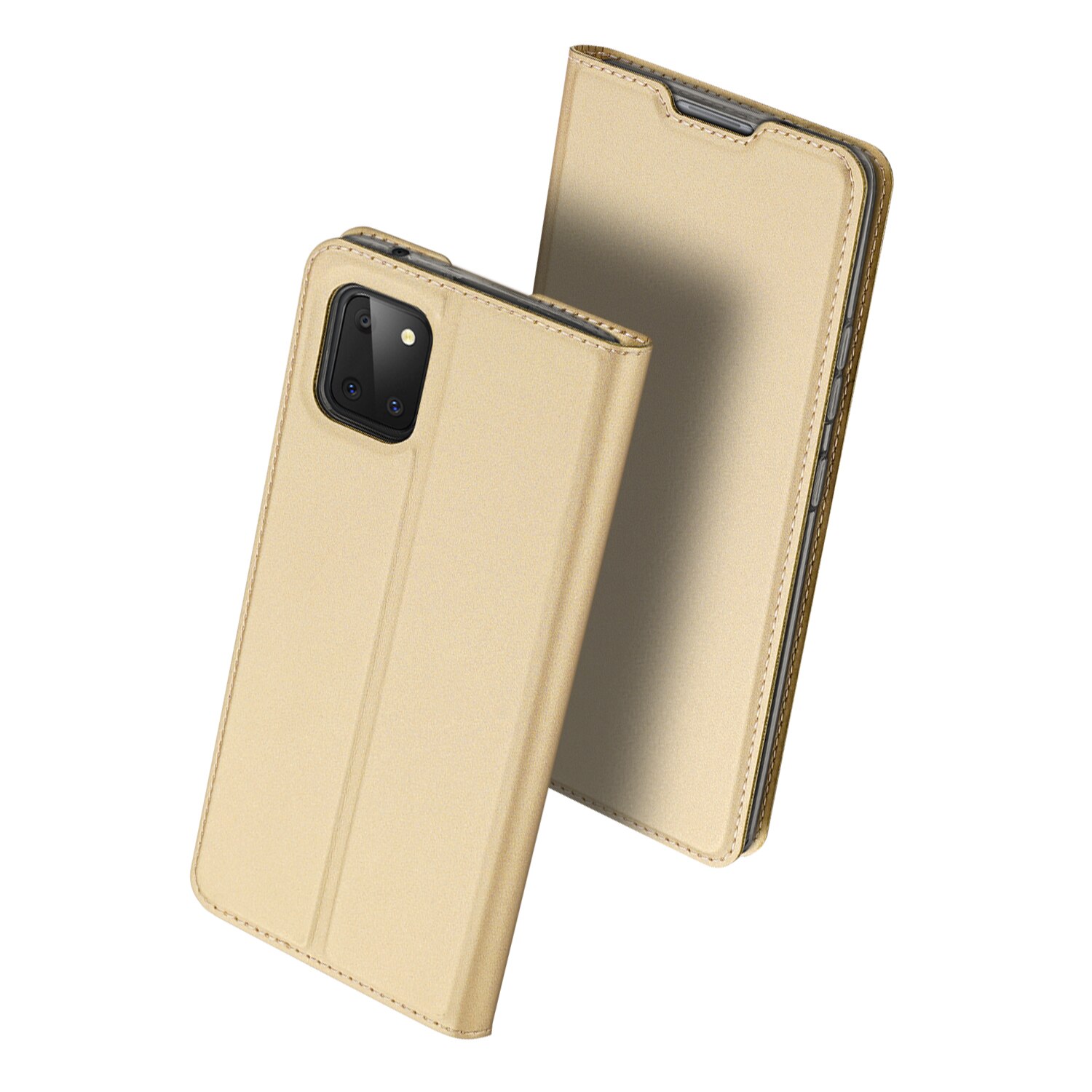 Luxury Flip PU Leather Wallet Book Cover For Samsung Galaxy Note 10 Lite Note10 Lite Case SM-N770F Phone Bags Case Coque Hoesjes: Gold