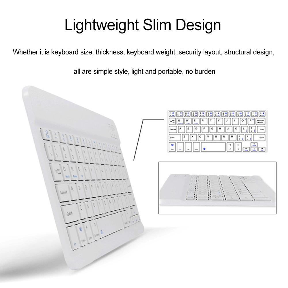 For IOS Android Windows System Universal Keyboard for iPad Xiaomi Samsung Mini Ultra Slim Portable Wireless Bluetooth Keyboard