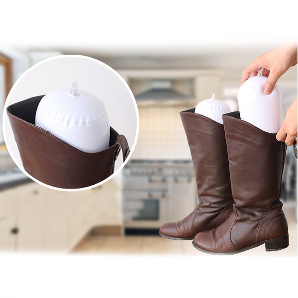 2pairs Inflatable Shoes Stretcher Boots Insert Stand Support