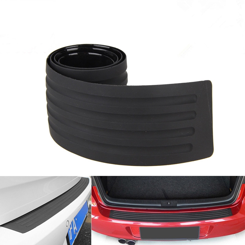 Adhesivo para maletero de coche SUV, Protector de umbral de puerta para parte trasera de carrocería, parachoques, barra de rascar, Protector, embellecedor, cubierta de goma, cinta protectora, alfombrilla de estilo de coche
