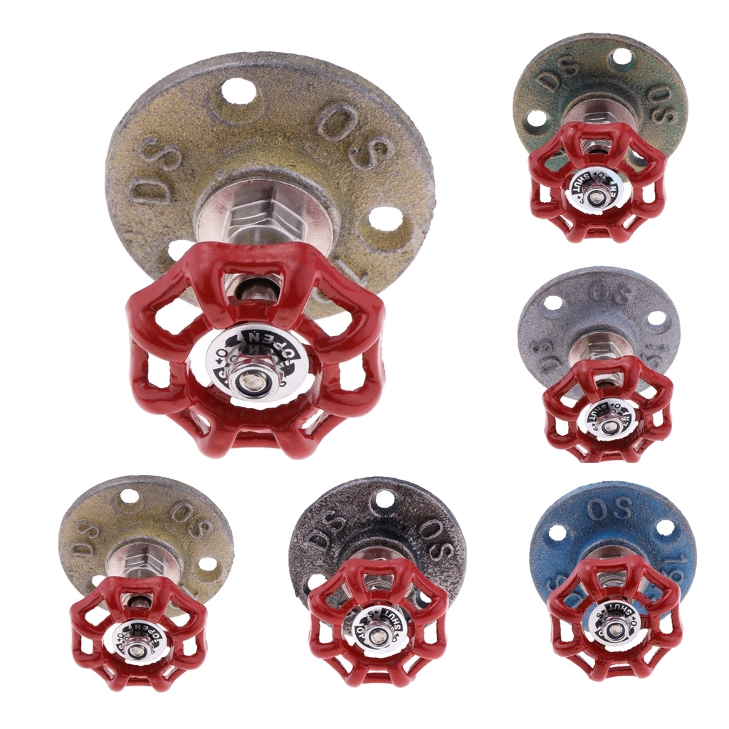 WALL DOOR HOME METAL STICKY HOOK HANGER HOLDER HAND WHEEL KEYS COAT HAT HOOK, INDUSTRIAL MULTI USES HOOKS