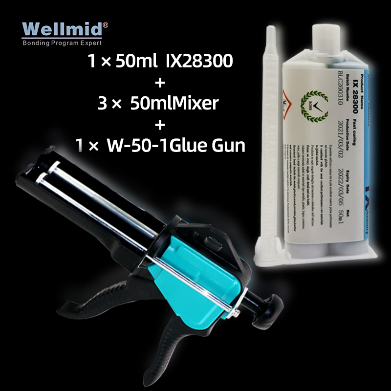 Adhesivo de polietileno para uso general, pegamento estructural fuerte de polietileno HDPE PVC, plástico Universal: 28300 3Mixer1W50Gun