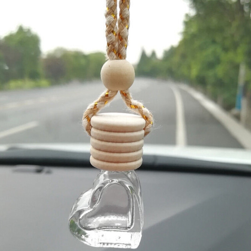 Glas Klare Nachfüllbar Auto Duft Parfüm Lufterfrischer Hängen