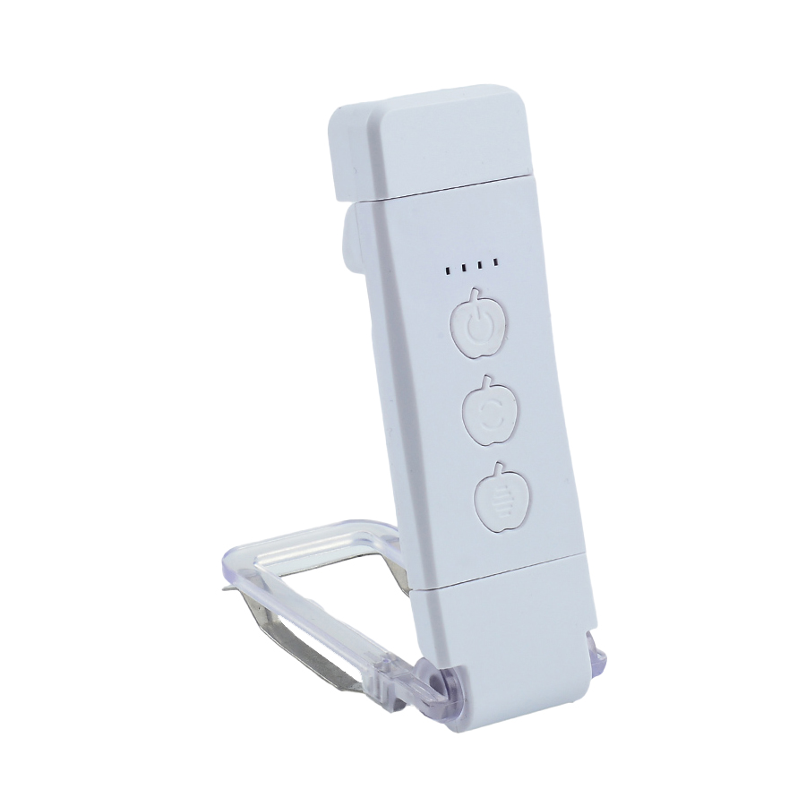 Luz de libro marcapáginas con Clip con temporizador, luz de lectura recargable por USB, Mini luz Led de lectura, lámpara de lectura portátil para mesita de noche y escritorio: changeable