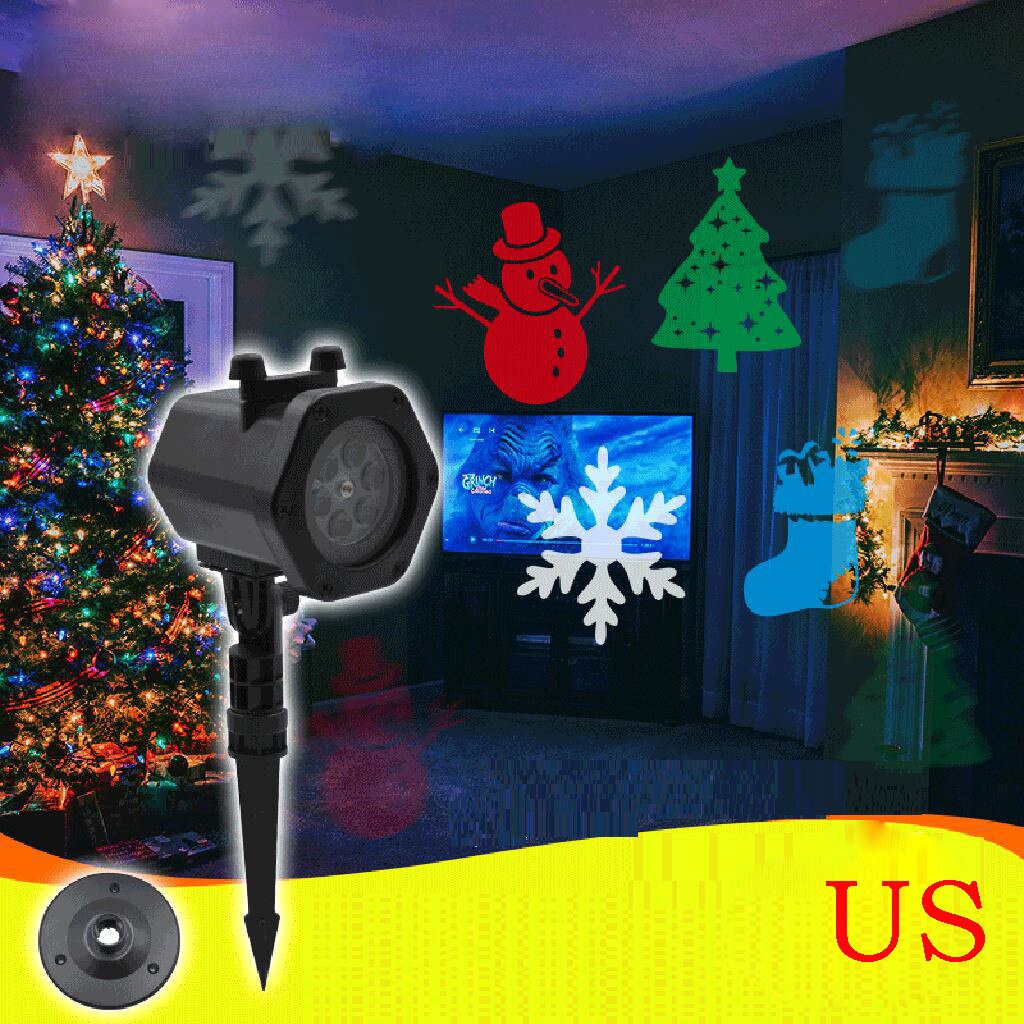 Ouhaobin Ip65 Led Party Geanimeerde Patroon Projector Kerst Halloween 12 Schakelbare Proyector De Uso Doméstico: A