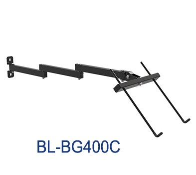 Foldable Wall Mount 17-27 inch Laptop Holder Two Arms Full Motion Laptop Cooler Retractable Notebook Hanger: BLBG400C