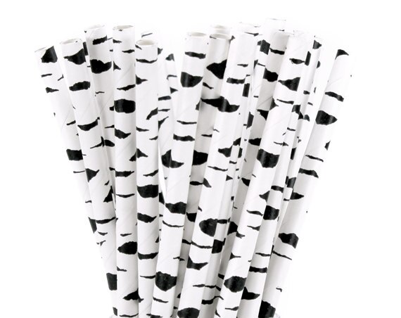 25pcs Black Red Paper Straws Straws For Birthday Wedding Decorative Party Event Drinking Straws Supplies