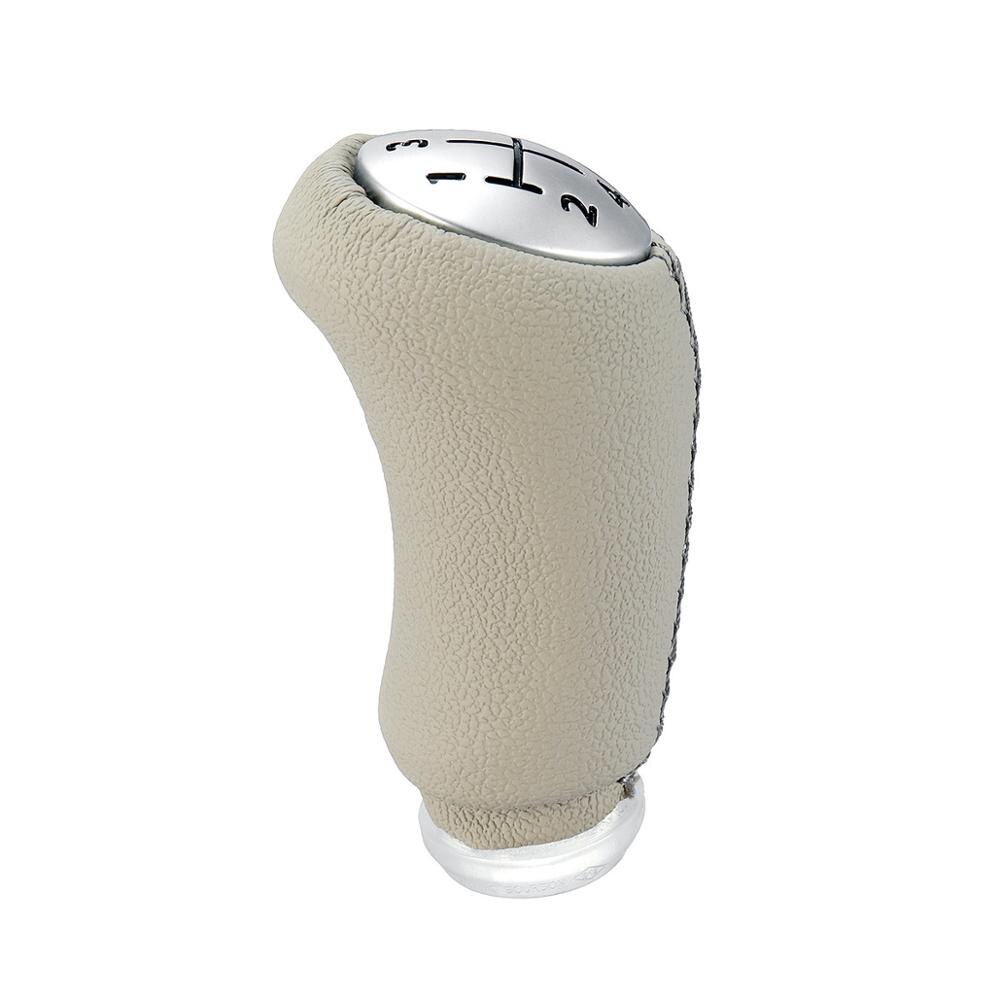 Beige Verchromte matt MT Schaltknauf für Renault Megane 2 MK2 szenisch II MK2 MK 2 Clio III MK3 Schalthebel Stock Kopf Ball Stift Arm