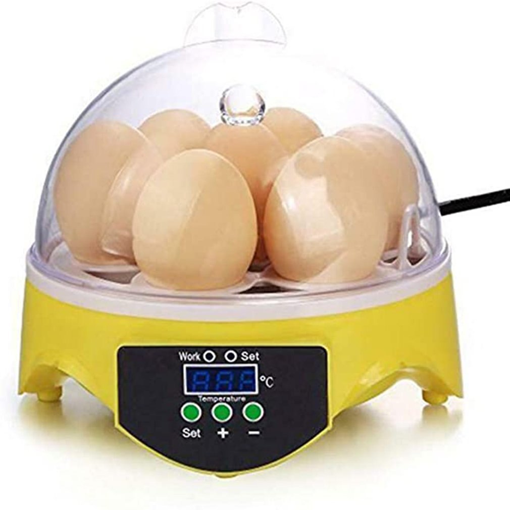 7 Eggs Incubator Bird Egg Incubator Semi-automatic Miniature Egg Incubator Pigeon Household Incubators