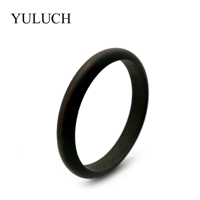 Yuluch diy artesanal de madeira natural simples pulseiras pulseira de madeira jóias grandes pulseiras para mulher