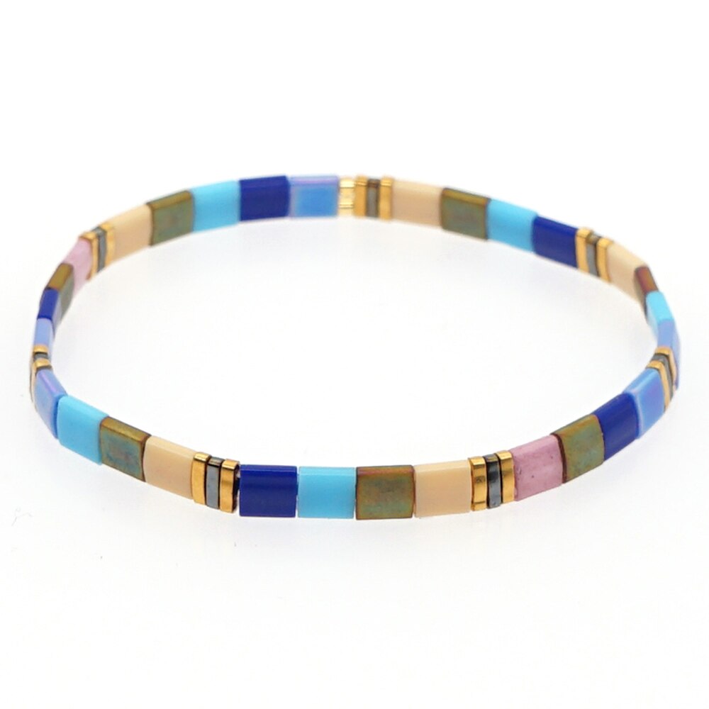 Go2Boho Vrienden Armband Miyuki Tila Armbanden Voor Vrouwen Sieraden Herfst En Winter Pulseras Mujer Sieraden: TL-B190084E