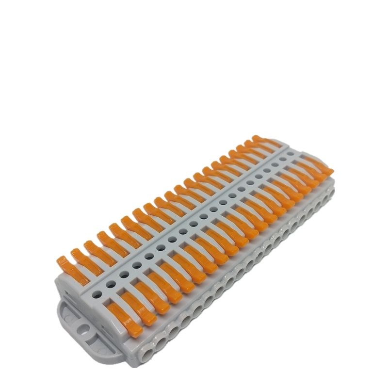 Press type quick connector KV223A-20 in 20 out SPL-20 Fixed type wire terminal