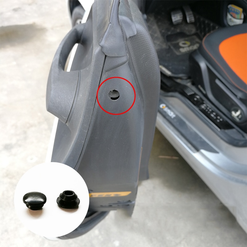 Bouchon de couvercle étanche pour trou de porte de voiture, 2 pièces, pour Mercedes Smart Fortwo 453, accessoires de voiture
