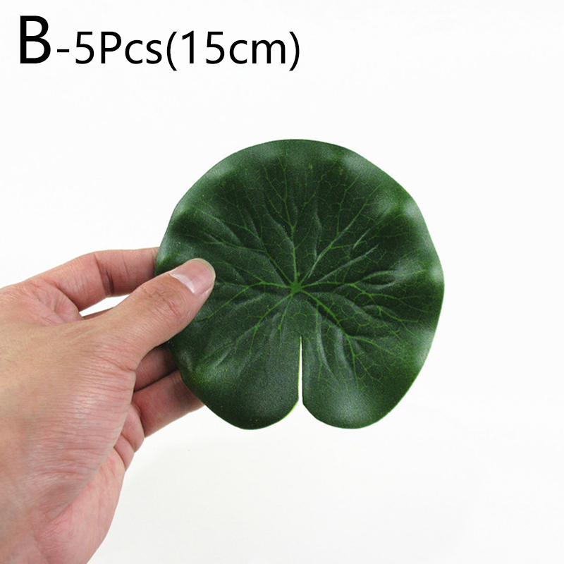 Simulation Lotus Blatt Künstliche Lotus Garten Teich Wasser Teich Tank Blume Dekoration Anlage Lily blatt Floati