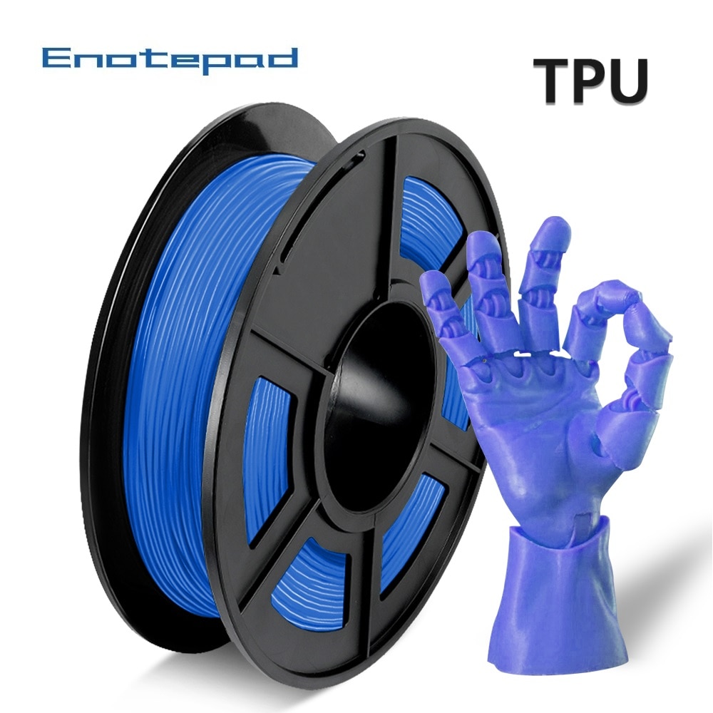 Enotepad 3D Printer Filament Tpu Filament 1.75Mm 1.1LBS 0.5Kg Lage Geur Dimensionale Nauwkeurigheid +/- 0.02Mm 3D Printing Filament