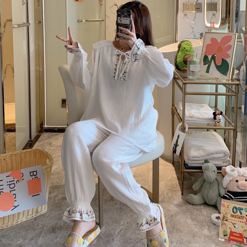 Expectant Mother Cotton Maternity Pajamas For Preg... – Grandado